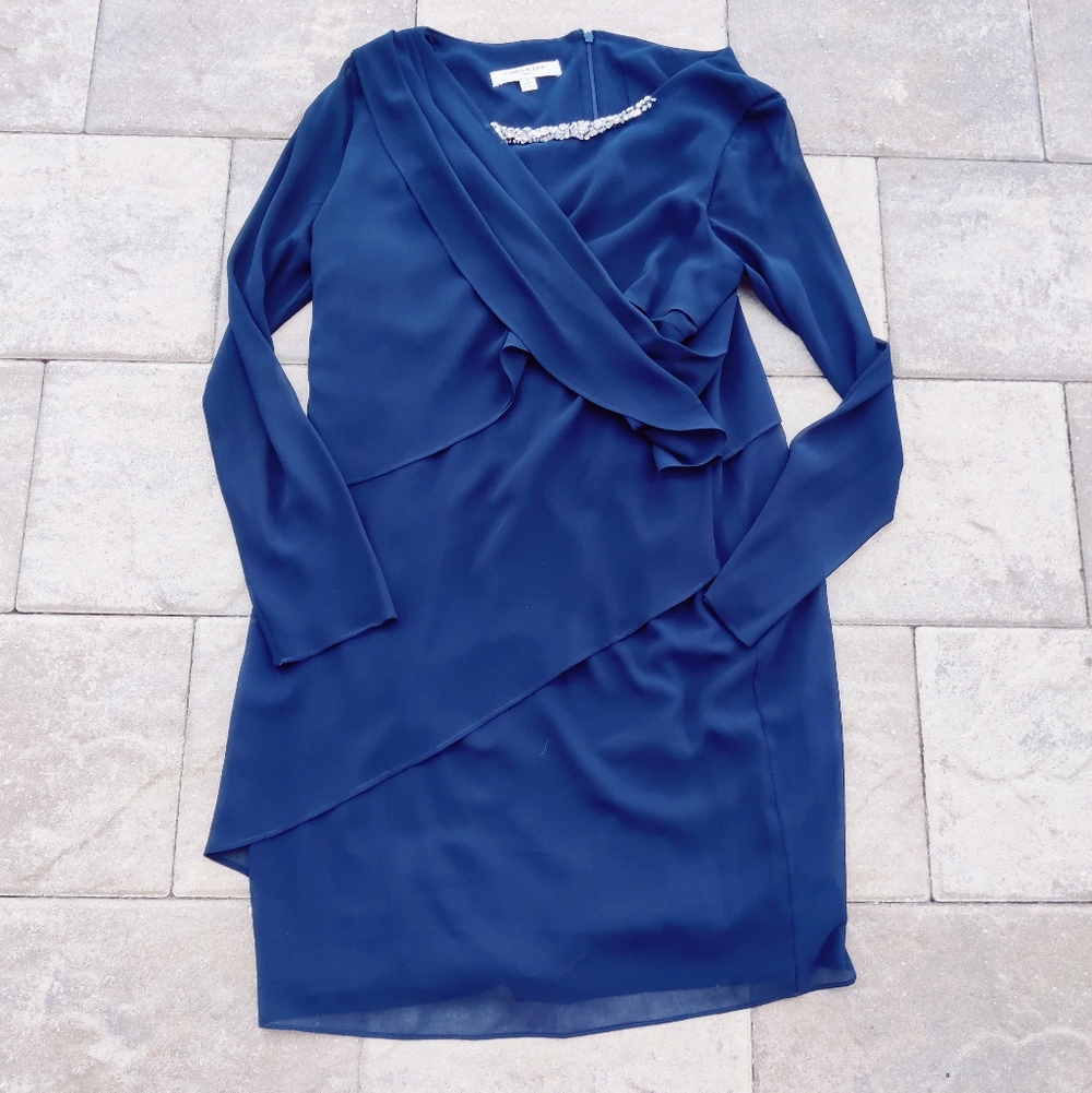 Elegant Blue Women's Dress